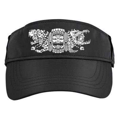 Aztec Jaguar Aztec Crocodile Mayan Adult Drive Performance Visor