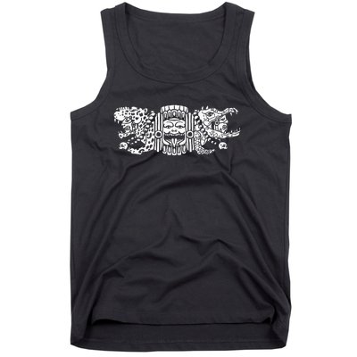 Aztec Jaguar Aztec Crocodile Mayan Tank Top