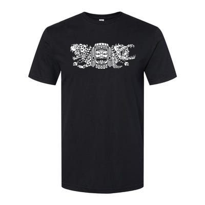 Aztec Jaguar Aztec Crocodile Mayan Softstyle CVC T-Shirt