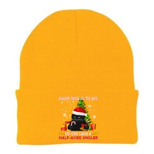 Always Jingle All The Way No One Likes Half Assed Jingle Meaningful Gift Knit Cap Winter Beanie