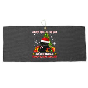 Always Jingle All The Way No One Likes Half Assed Jingle Meaningful Gift Large Microfiber Waffle Golf Towel