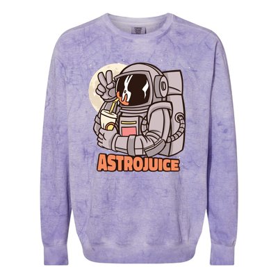 Astronaut Juice Colorblast Crewneck Sweatshirt