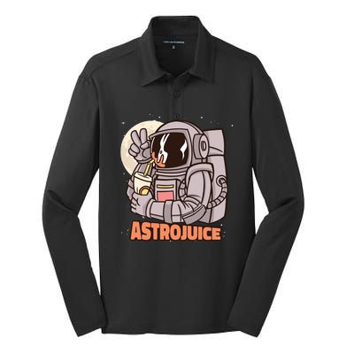 Astronaut Juice Silk Touch Performance Long Sleeve Polo