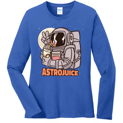 Astronaut Juice Ladies Long Sleeve Shirt