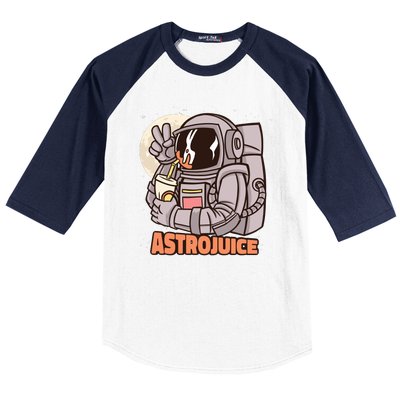 Astronaut Juice Baseball Sleeve Shirt