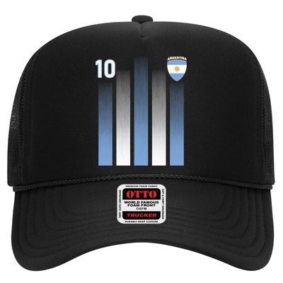 Argentinian Jersey Argentina Soccer Jersey 10 Football Fan Trucker Hat