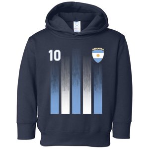 Argentinian Jersey Argentina Soccer Jersey 10 Football Fan Toddler Hoodie