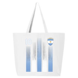 Argentinian Jersey Argentina Soccer Jersey 10 Football Fan 25L Jumbo Tote