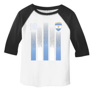 Argentinian Jersey Argentina Soccer Jersey 10 Football Fan Toddler Fine Jersey T-Shirt