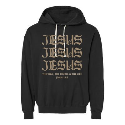 Aesthetic Jesus Garment-Dyed Fleece Hoodie