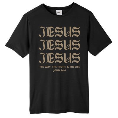 Aesthetic Jesus Tall Fusion ChromaSoft Performance T-Shirt