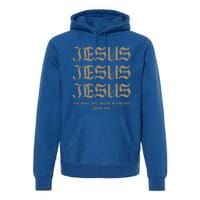 Aesthetic Jesus Premium Hoodie