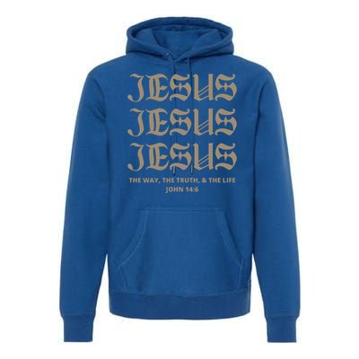 Aesthetic Jesus Premium Hoodie