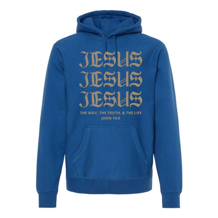 Aesthetic Jesus Premium Hoodie