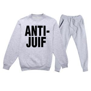 Anti Juif Premium Crewneck Sweatsuit Set