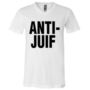 Anti Juif V-Neck T-Shirt