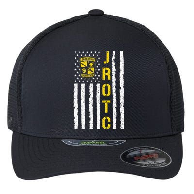 Army JROTC American Flag Junior ROTC Leadership Excellence Flexfit Unipanel Trucker Cap