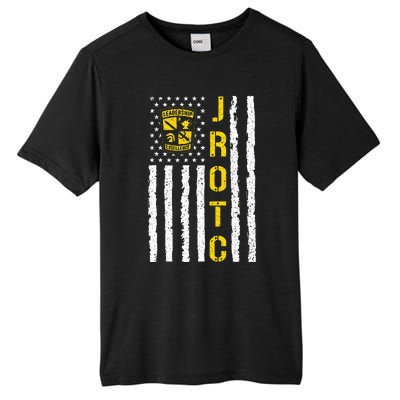 Army JROTC American Flag Junior ROTC Leadership Excellence Tall Fusion ChromaSoft Performance T-Shirt