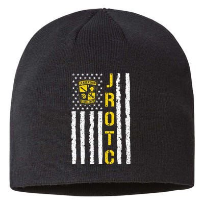 Army JROTC American Flag Junior ROTC Leadership Excellence Sustainable Beanie