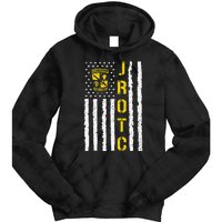 Army JROTC American Flag Junior ROTC Leadership Excellence Tie Dye Hoodie