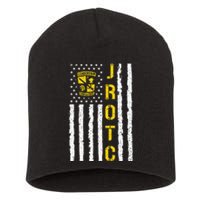 Army JROTC American Flag Junior ROTC Leadership Excellence Short Acrylic Beanie