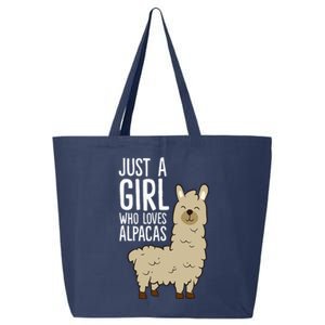 Alpaca Just a Who Loves Alpacas 25L Jumbo Tote