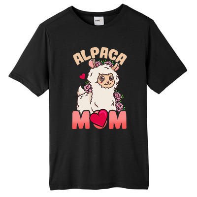 Alpaca Just A Who Loves Alpacas Alpaca Mom Tall Fusion ChromaSoft Performance T-Shirt