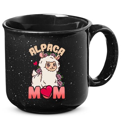 Alpaca Just A Who Loves Alpacas Alpaca Mom 15oz Campfire Ceramic Mug