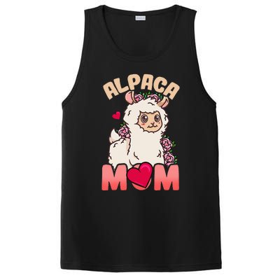 Alpaca Just A Who Loves Alpacas Alpaca Mom PosiCharge Competitor Tank