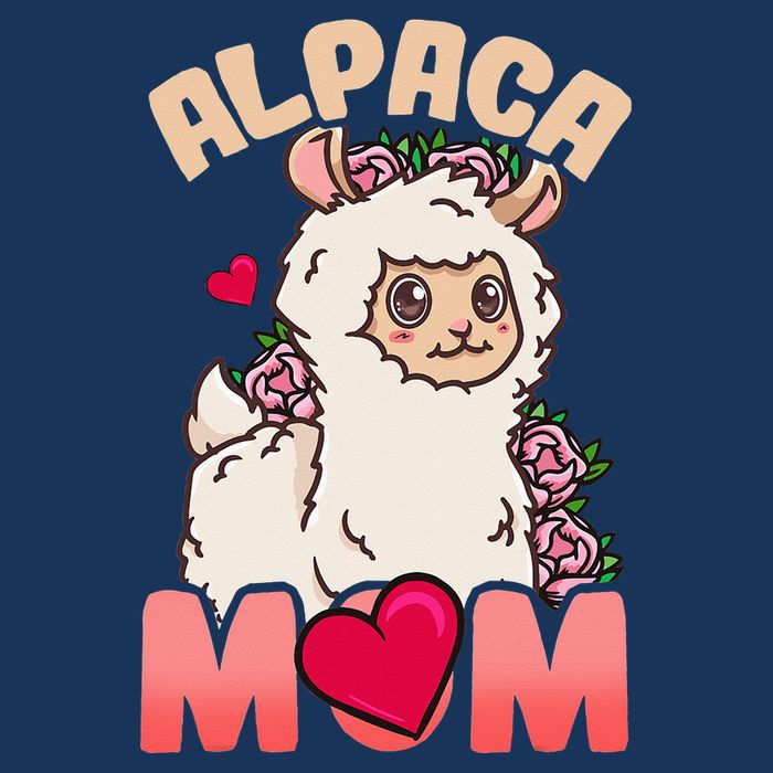 Alpaca Just A Who Loves Alpacas Alpaca Mom 7 Panel Mesh Trucker Snapback Hat