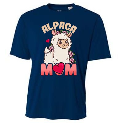 Alpaca Just A Who Loves Alpacas Alpaca Mom Cooling Performance Crew T-Shirt