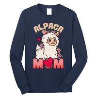 Alpaca Just A Who Loves Alpacas Alpaca Mom Long Sleeve Shirt