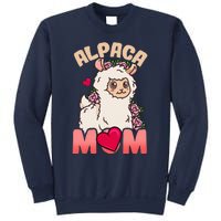 Alpaca Just A Who Loves Alpacas Alpaca Mom Sweatshirt