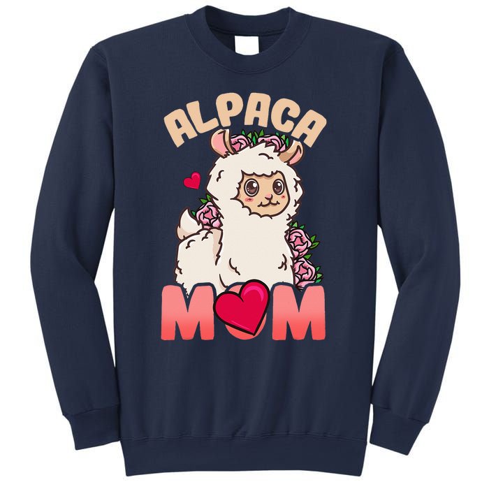 Alpaca Just A Who Loves Alpacas Alpaca Mom Sweatshirt