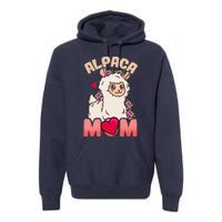 Alpaca Just A Who Loves Alpacas Alpaca Mom Premium Hoodie