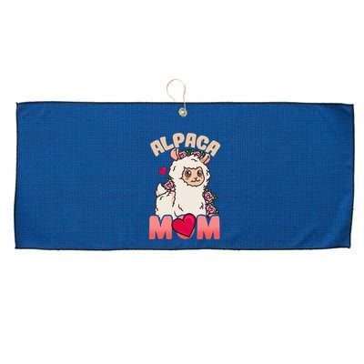 Alpaca Just A Who Loves Alpacas Alpaca Mom Large Microfiber Waffle Golf Towel