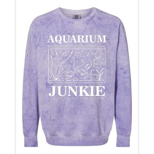 Aquarium Junkie Colorblast Crewneck Sweatshirt