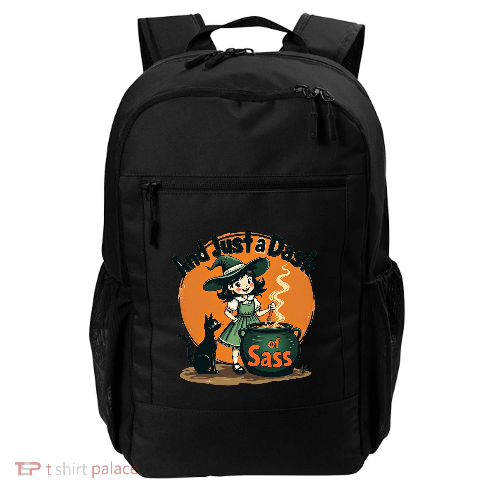 And Just A Dash Of Sass Baby Happy Halloween Witch Daily Commute Backpack