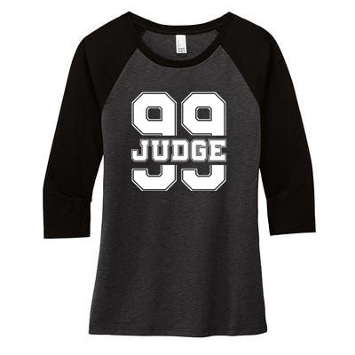 Judge All Rise 99 Women's Tri-Blend 3/4-Sleeve Raglan Shirt