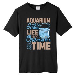 Aquarium Junkie And Fishkeeping Lover Fish Tank Aquarium Tall Fusion ChromaSoft Performance T-Shirt