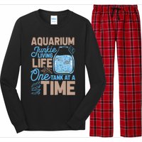 Aquarium Junkie And Fishkeeping Lover Fish Tank Aquarium Long Sleeve Pajama Set