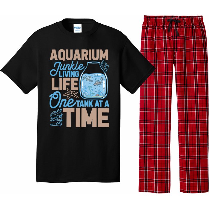 Aquarium Junkie And Fishkeeping Lover Fish Tank Aquarium Pajama Set