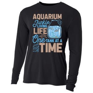 Aquarium Junkie And Fishkeeping Lover Fish Tank Aquarium Cooling Performance Long Sleeve Crew