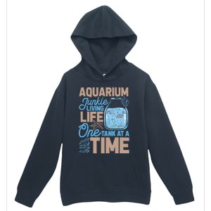 Aquarium Junkie And Fishkeeping Lover Fish Tank Aquarium Urban Pullover Hoodie