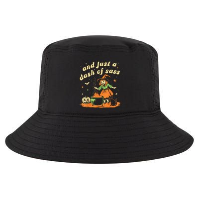 And Just A Dash Of Sass Baby Halloween Witch Happy Halloween Cool Comfort Performance Bucket Hat