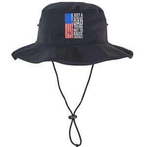 Antiliberal Just A Regular Dad Trying Not To Raise Liberals Legacy Cool Fit Booney Bucket Hat