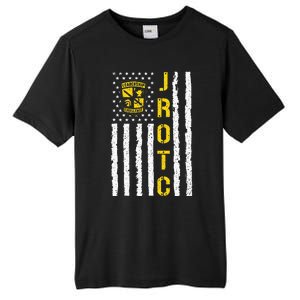 Army JROTC American Flag Junior ROTC Leadership Excellence Tall Fusion ChromaSoft Performance T-Shirt