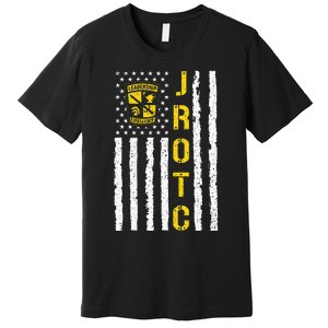 Army JROTC American Flag Junior ROTC Leadership Excellence Premium T-Shirt