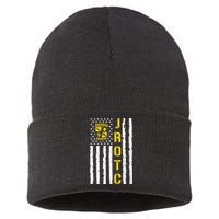 Army JROTC American Flag Junior ROTC Leadership Excellence Sustainable Knit Beanie