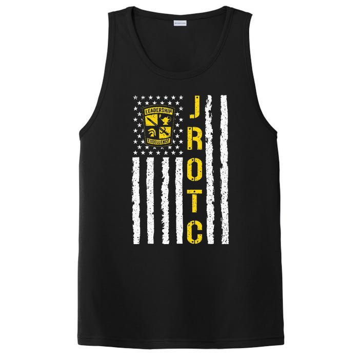 Army JROTC American Flag Junior ROTC Leadership Excellence PosiCharge Competitor Tank